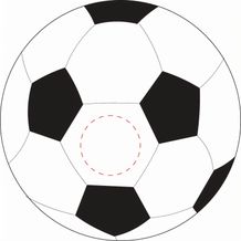 Spielball 'Soft-Touch', small (weiß / schwarz) (Art.-Nr. CA738444)