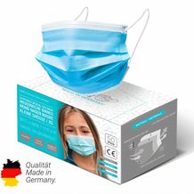 Medizinische Kinder-Gesichtsmaske 'OP', 50er Set (blau) (Art.-Nr. CA774958)
