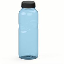 Trinkflasche Carve "Refresh", 700 ml (transparent-blau, schwarz) (Art.-Nr. CA804873)