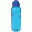 Trinkflasche Carve "Junior", 700 ml (transparent, blau) (Art.-Nr. CA807533)