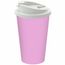 Kaffeebecher "Premium Deluxe" (rosa, weiß) (Art.-Nr. CA808539)