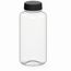 Trinkflasche "Refresh", 700 ml (transparent, schwarz) (Art.-Nr. CA818526)