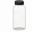 Trinkflasche Carve "Refresh", 500 ml (transparent, schwarz) (Art.-Nr. CA821719)