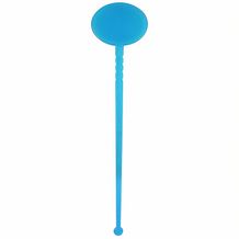 Cocktail-Rührstab "Oval" (transparent-blau) (Art.-Nr. CA825248)