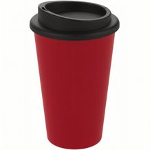 Kaffeebecher "Premium" (standard-rot, schwarz) (Art.-Nr. CA826353)