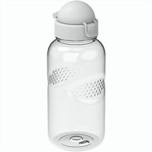 Trinkflasche Carve "Junior", 500 ml (transparent, weiß) (Art.-Nr. CA830110)