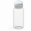 Trinkflasche "Sports", 400 ml (transparent, weiß) (Art.-Nr. CA832190)
