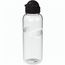 Trinkflasche Carve "Junior", 700 ml (transparent, schwarz) (Art.-Nr. CA845827)