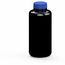Trinkflasche "Refresh", 1,0 l (schwarz, blau) (Art.-Nr. CA860931)