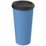 Kaffeebecher "ToGo", 0,4 l (behagliches blau, schwarz) (Art.-Nr. CA874070)