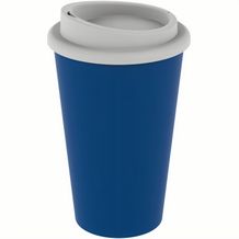 Kaffeebecher "Premium" (standard-blau PP, weiß) (Art.-Nr. CA882653)