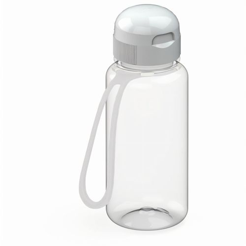 Trinkflasche "Sports", 400 ml, inkl. Strap (Art.-Nr. CA892206) - Die perfekte Flasche für Kindergarten...