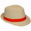 Panamahut "Salvador" (beige, rot) (Art.-Nr. CA901097)