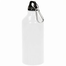 Aluminiumflasche "Sporty" 0,6 l (weiß) (Art.-Nr. CA914703)