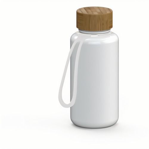 Trinkflasche "Natural", 700 ml, inkl. Strap (Art.-Nr. CA924624) - Sieht aus wie Glas, wiegt aber nicht...