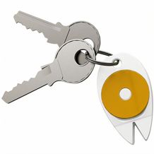 Schlüsselanhänger "Zecke" (weiß) (Art.-Nr. CA925758)