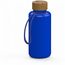Trinkflasche "Natural", 1,0 l, inkl. Strap (blau) (Art.-Nr. CA945249)