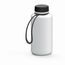 Trinkflasche "Refresh", 700 ml, inkl. Strap (weiß, schwarz) (Art.-Nr. CA957133)