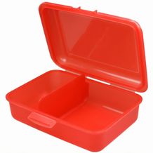 Vorratsdose "School-Box" mittel mit Trennwand (trend-rot PP) (Art.-Nr. CA980034)