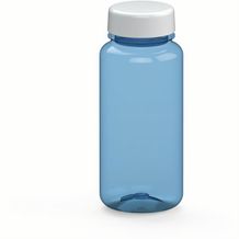 Trinkflasche "Refresh", 400 ml (transluzent-blau, weiß) (Art.-Nr. CA981375)