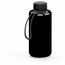 Trinkflasche "Refresh", 1,0 l, inkl. Strap (Schwarz) (Art.-Nr. CA997628)