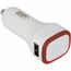 USB-Autoladeadapter (rot, weiß) (Art.-Nr. CA023668)