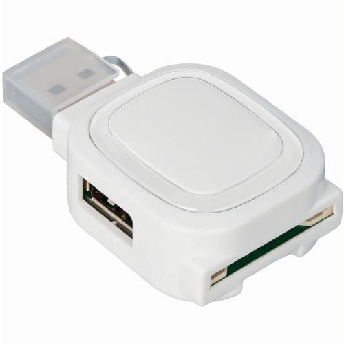 USB-Hub mit 2 Anschlüssen und Speicherkartenlesegerät (Art.-Nr. CA026682) - Der praktische USB-Hub überträgt Daten...