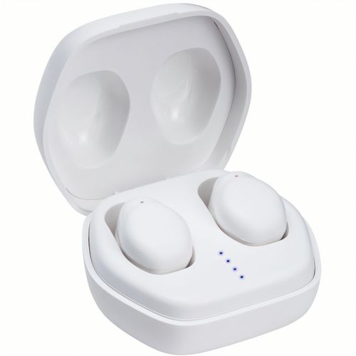 Wireless Kopfhörer mit Ladecase (Art.-Nr. CA039206) - Kabellose In-Ear-Kopfhörer in Wei...