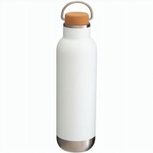 Thermotrinkflasche (weiß, braun) (Art.-Nr. CA103221)