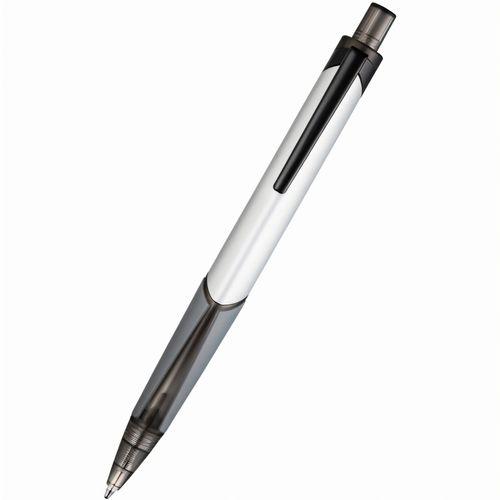 Kugelschreiber (Art.-Nr. CA131659) - Aluminium, Kunststoff, grau, schwarz,...