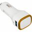 USB-Autoladeadapter Quick Charge 2.0® (orange, weiß) (Art.-Nr. CA195386)