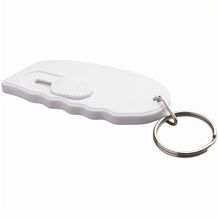 Mini-Cutter mit Schlüsselring (weiß) (Art.-Nr. CA293926)