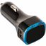 USB-Autoladeadapter (hellblau, schwarz) (Art.-Nr. CA299100)