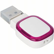 USB-Speicherstick (magenta, weiß) (Art.-Nr. CA302565)