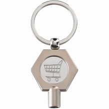 Schlüsselanhänger mit Heizungsentlüftungsschlüssel RADIATOR-KEY (mattsilber) (Art.-Nr. CA437091)