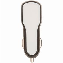 USB Autoladeadapter REEVES-TOWNSVILLE (schwarz / weiß) (Art.-Nr. CA532199)