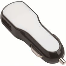 USB-Autoladeadapter (schwarz, weiß) (Art.-Nr. CA532199)