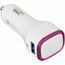 USB-Autoladeadapter Quick Charge 2.0® (magenta, weiß) (Art.-Nr. CA644300)