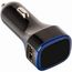 USB-Autoladeadapter (blau, schwarz) (Art.-Nr. CA719127)