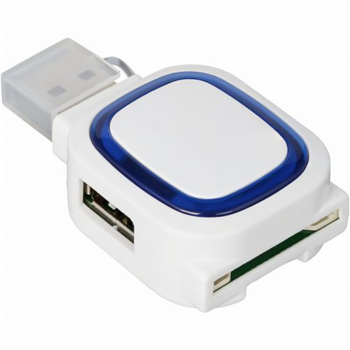 USB-Hub mit 2 Anschlüssen und Speicherkartenlesegerät (Art.-Nr. CA757772) - Der praktische USB-Hub überträgt Daten...