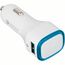 USB-Autoladeadapter Quick Charge 2.0® (hellblau, weiß) (Art.-Nr. CA791985)
