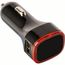 USB-Autoladeadapter (rot, schwarz) (Art.-Nr. CA819618)
