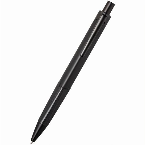 Kugelschreiber (Art.-Nr. CA821359) - Aluminium, Kunststoff, schwarz, deutsche...
