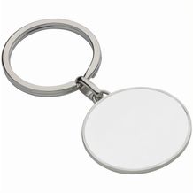 Schlüsselanhänger (silber, weiß) (Art.-Nr. CA830298)