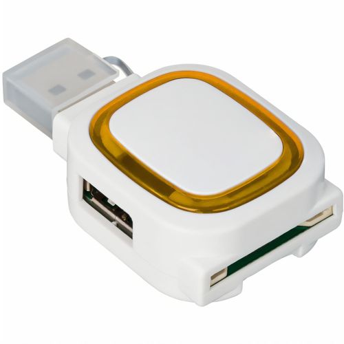 USB-Hub mit 2 Anschlüssen und Speicherkartenlesegerät (Art.-Nr. CA894180) - Der praktische USB-Hub überträgt Daten...