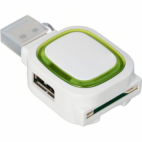 USB-Hub mit 2 Anschlüssen und Speicherkartenlesegerät (Art.-Nr. CA983967) - Der praktische USB-Hub überträgt Daten...
