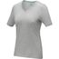 Kawartha T-Shirt für Damen mit V-Ausschnitt (grau meliert) (Art.-Nr. CA000711)