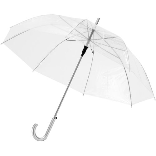 Kate durchsichtiger 23" Automatikregenschirm (Art.-Nr. CA001407) - 23" Schirm mit Metallrahmen, Metallspeic...