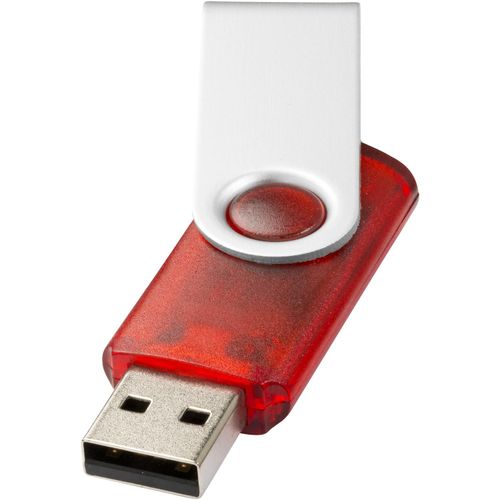 Rotate Transculent USB-Stick (Art.-Nr. CA002224) - Klassisches Modell mit einem transparent...