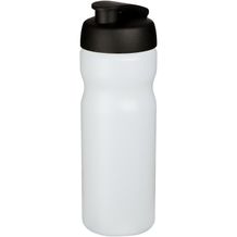 Baseline® Plus 650 ml Sportflasche mit Klappdeckel (transparent, schwarz) (Art.-Nr. CA009649)